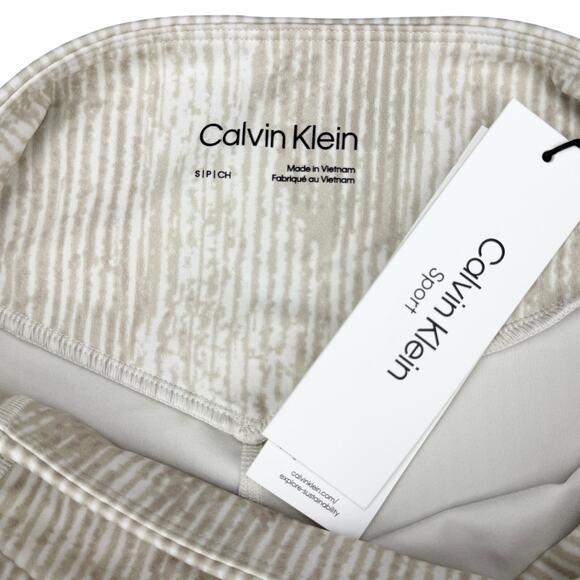 NWT CALVIN KLEIN Soft Stretch Sport Printed 7/8 Legging Size Small - Picture 4 of 6